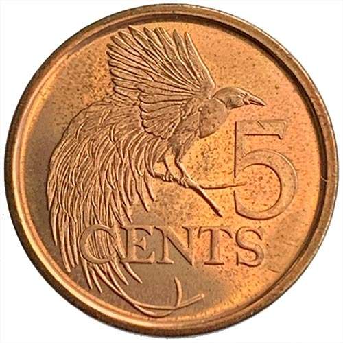 2017  Trinidad and Tobago 5c Uncirculated
