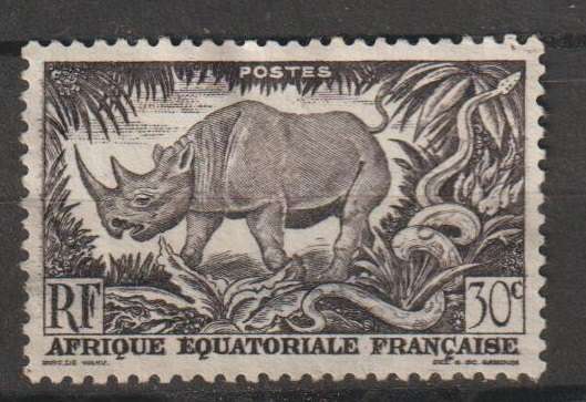 French Equatorial Africa 10c Local Motives 1947