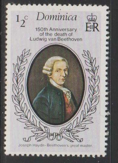Dominica The 150th Anniversary of the Death of Ludwig van Beethoven 1977