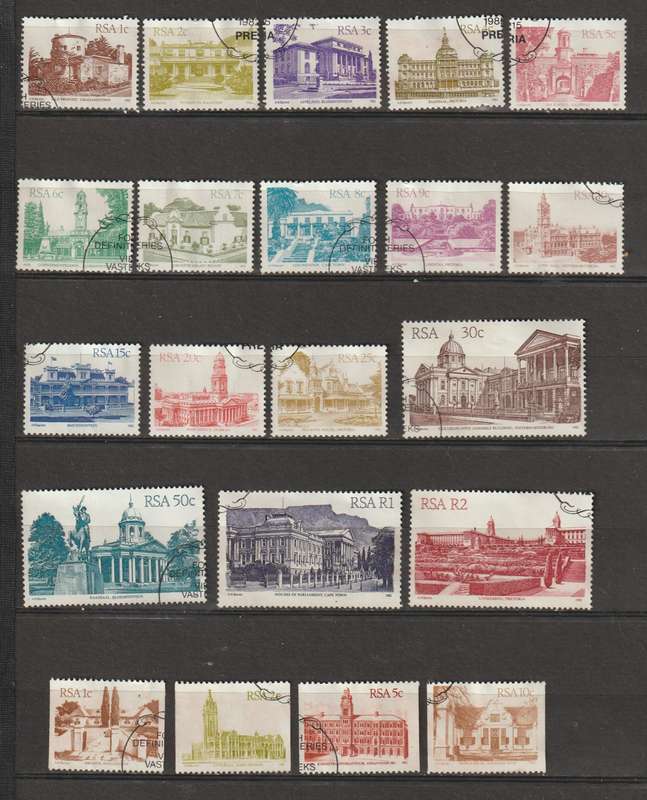 South African Architecture 1982 Full Set CV R140+