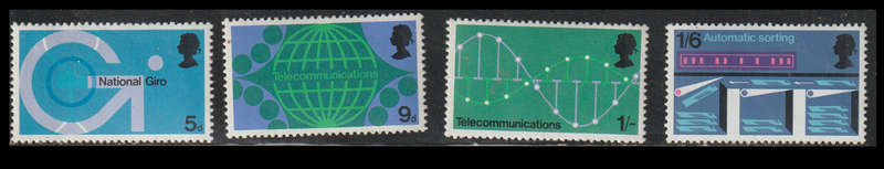 Great Britain UMM Set Telecommunications 1969 CV R25