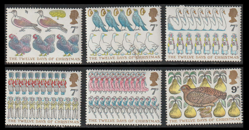 Great Britain UMM Set Christmas 1977 CV R30