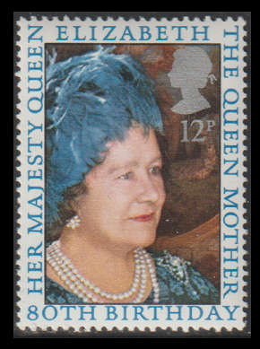 Great Britain UMM Set Thwe 80th Anniversary of the Queen Mother 1980 CV R12