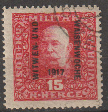 Bosnia Herzegovina No.102 & 104 Overprinted 1917