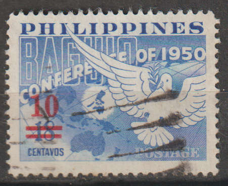 Philippines Issues of 1950 and 1954 Surcharged 1960