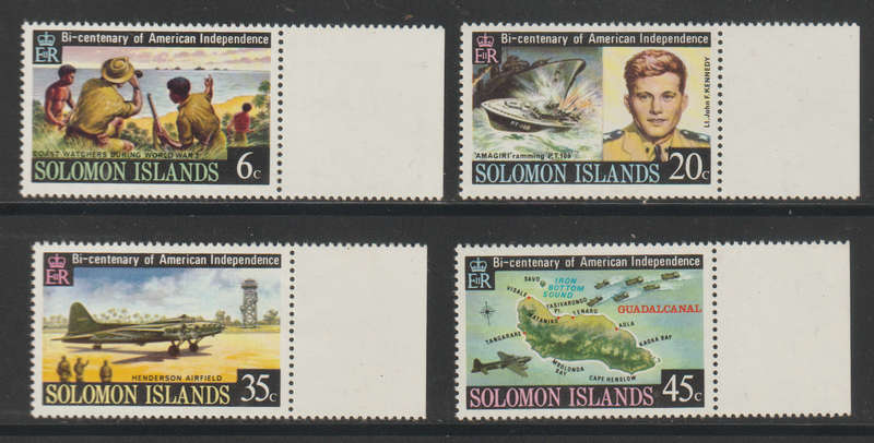 Solomon Islands UMM Set The 200th Anniversary of American Revolution 1976