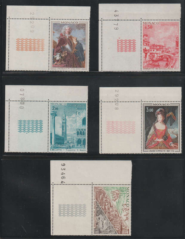 Monaco UMM Stamps
