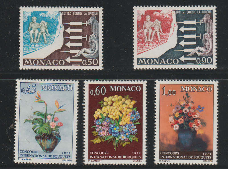 Monaco UMM Stamps