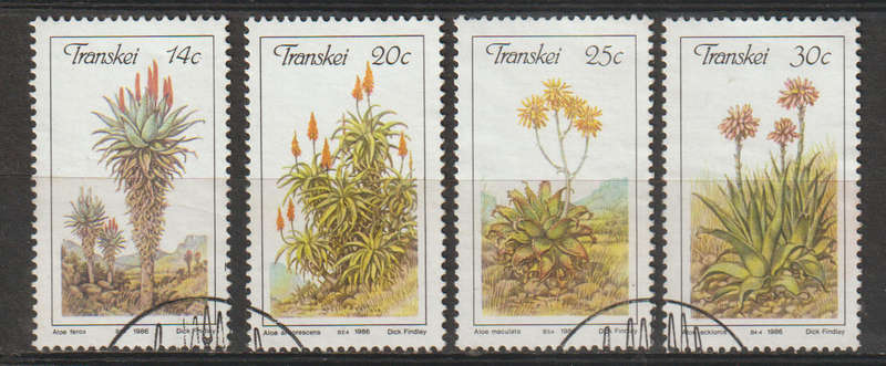Transkei CTO Set Aloes 1986