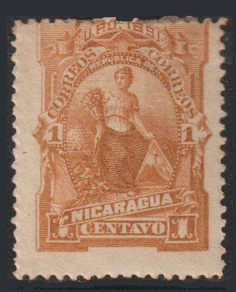 Nicaragua Goddess of Plenty 1891