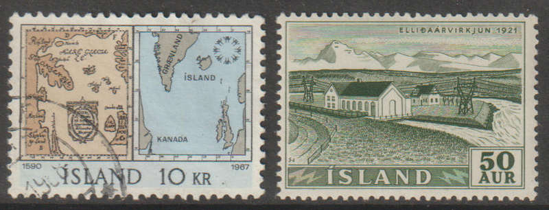 Iceland 2 Stamps