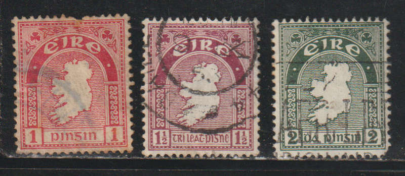 Ireland Set New Watermark 1940 (Fine Used) CV R55