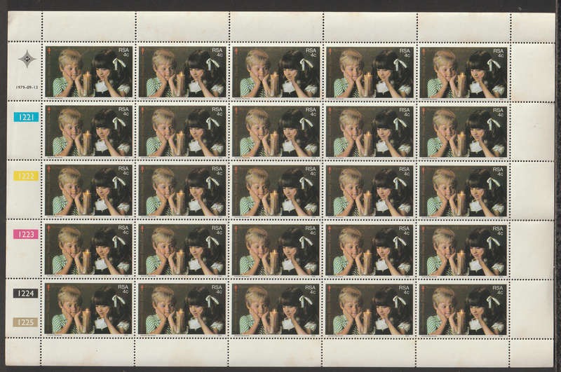 South Africa UMM Fullsheet The 50th Anniversary of Christmas Stamp Fund 1979