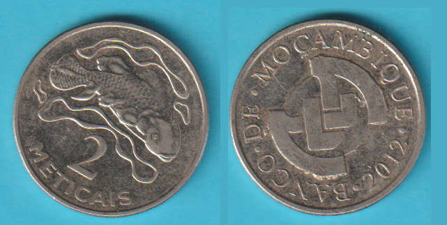 Mozambique 2 Meticais 2012