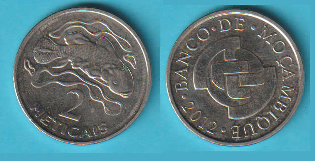 Mozambique 2 Meticais 2012