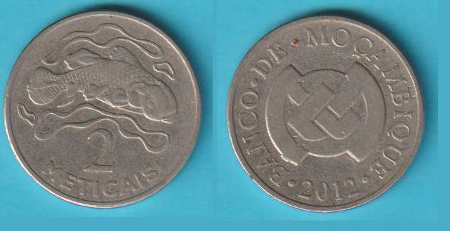 Mozambique 2 Meticais 2012