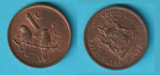 South Africa 1c 1972