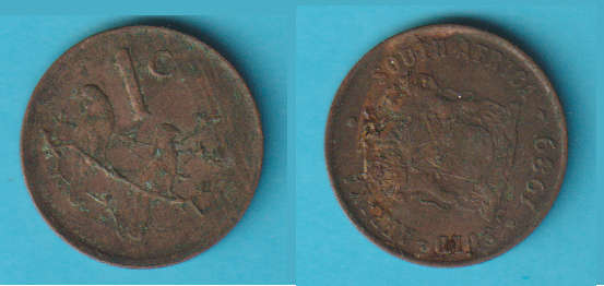 South Africa 1c 1989