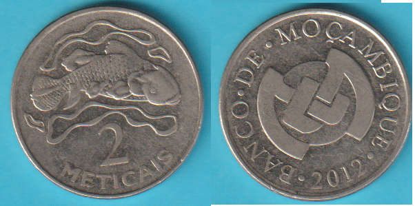 Mozambique 2 Meticais 2012