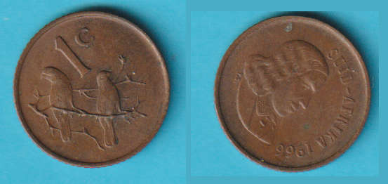 South Africa 1c 1966