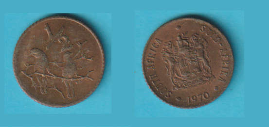 South Africa ½c 1970