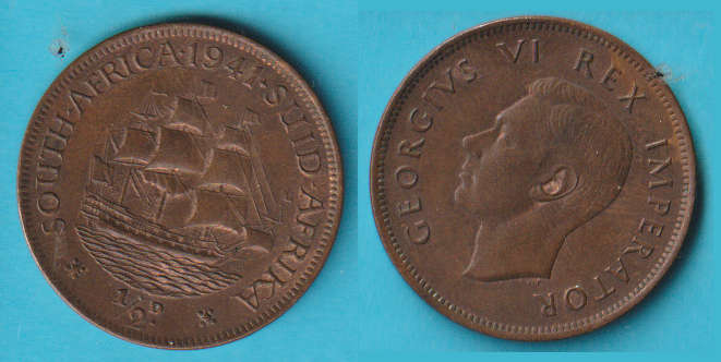 South Africa ½ Penny 1941