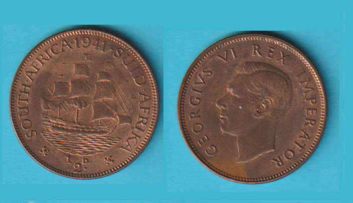 South Africa ½ Penny 1941