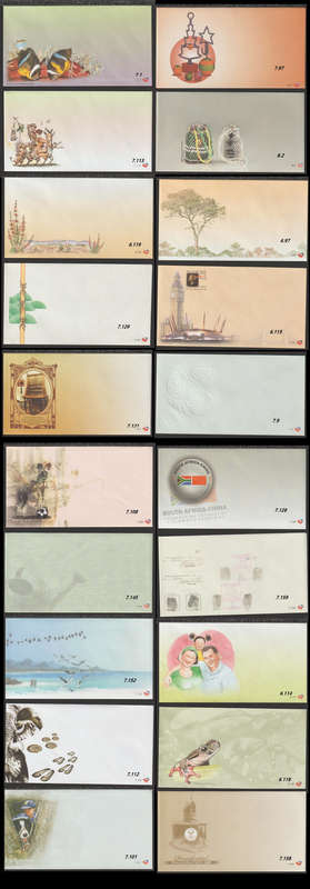 South Africa 20 Unserved FDC`s Great Lot (Like New)