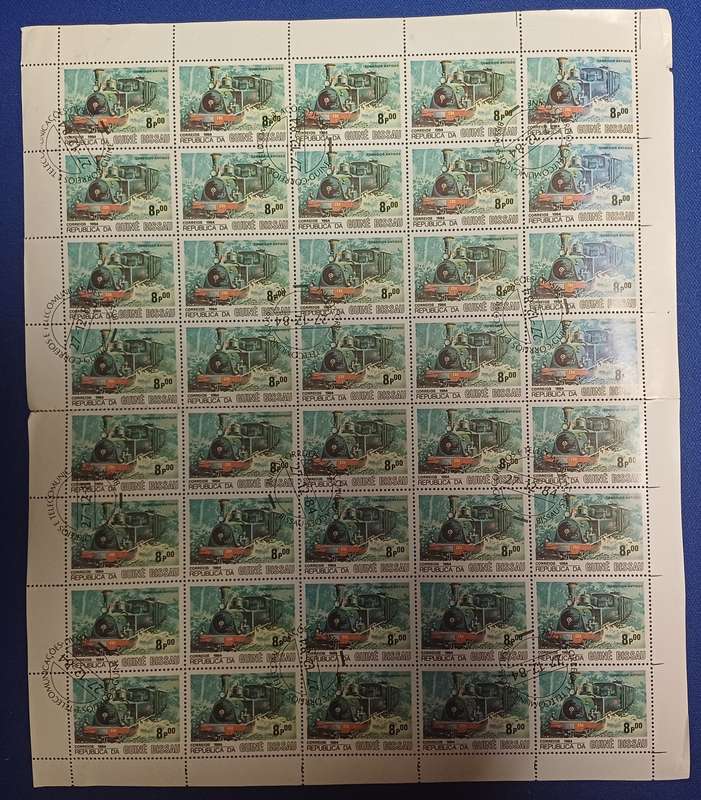 Guinea Bissau 4x Full Sheets CV R1290+ (Folded)