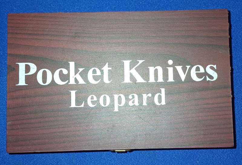 Big Five Pocket Knife The Leopard
