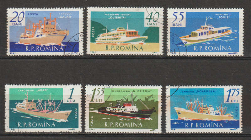 Romania Set Ships 1961