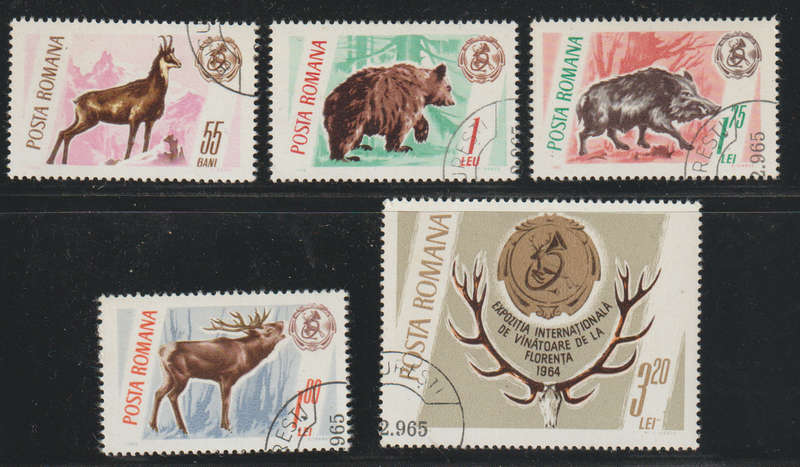 Romania Game Animals and Trophies 1965