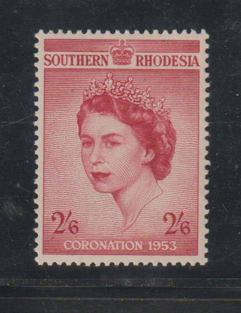 Southern Rhodesia UMM Coronation of Queen Elizabeth II 1953 CV R190+