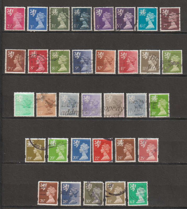 Great Britain Regionals Wales and Scotland (Fine Used)