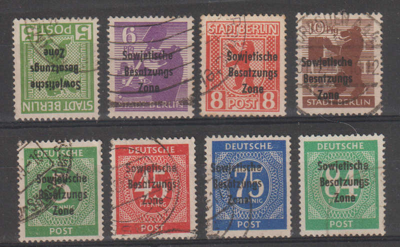 German Zone Difficult Very Fine Used CV R580