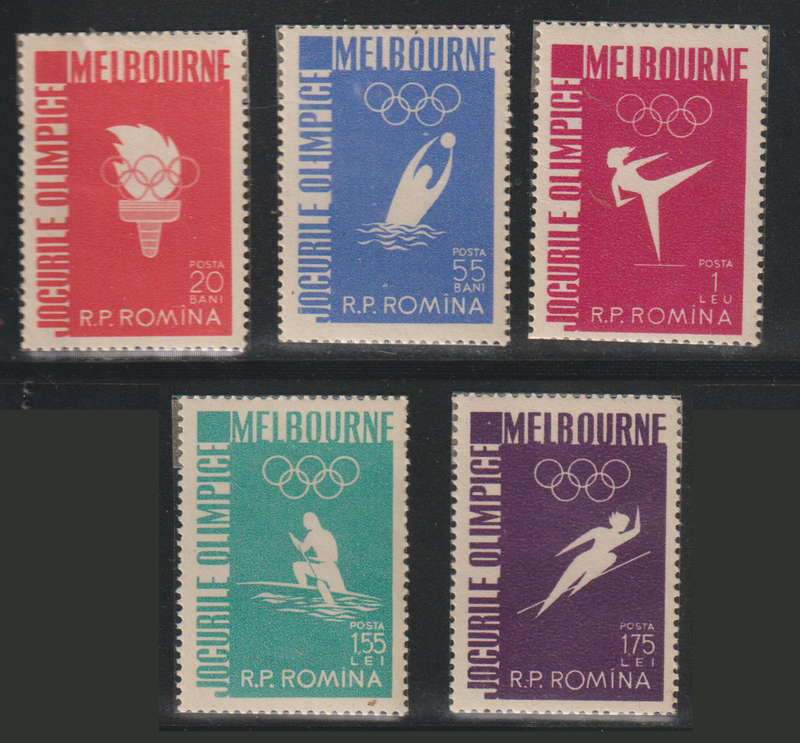 Romania Olympic Games Melbourne Australia 1956