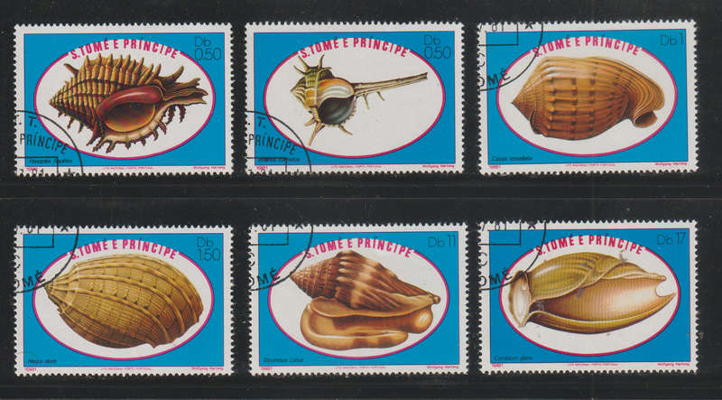 Sao Tome And Principe Seashells 1981