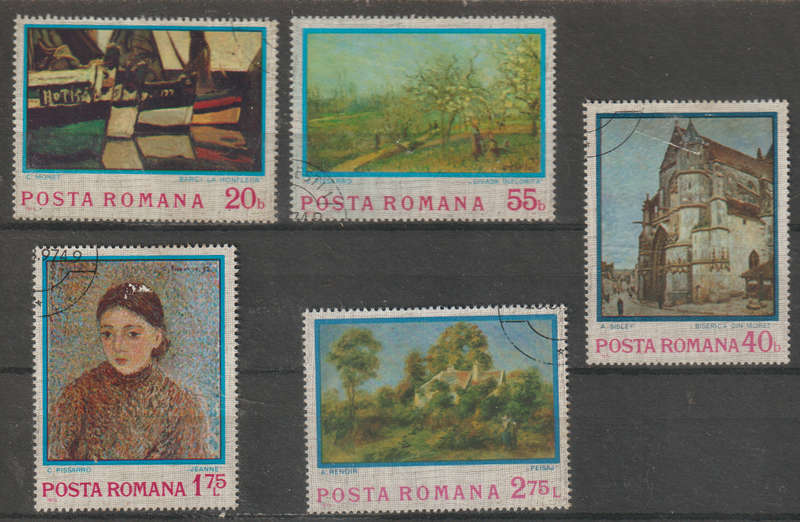 Romania The 100th Anniversary of Impressionism 1974