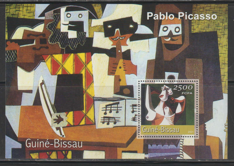 Guinea Bissau UMM Minisheet Paintings 2001