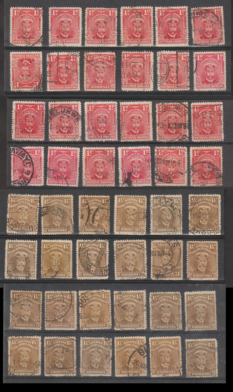 48 x King George V Stamps 1865-1936 (Not Checked)