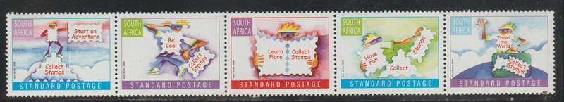 South Africa UMM Strip of 5 Having Fun with Stamps 2006