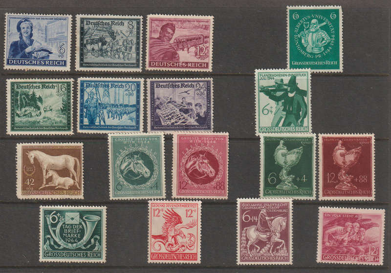German Empire 1943-1945 UMM Sets & Part Sets CV R1000