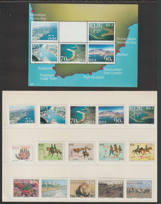 South Africa UMM Presentation Pack and UMM Minisheet 1993 CV R360