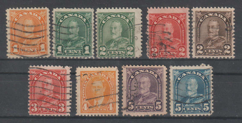 Canada Part Set King George V 1930 CV R430