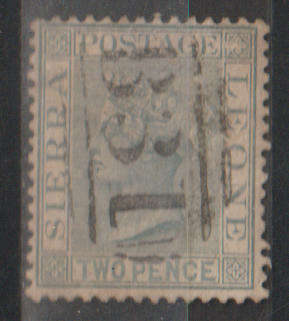 Sierra Leone Queen Victoria New Watermark 1883