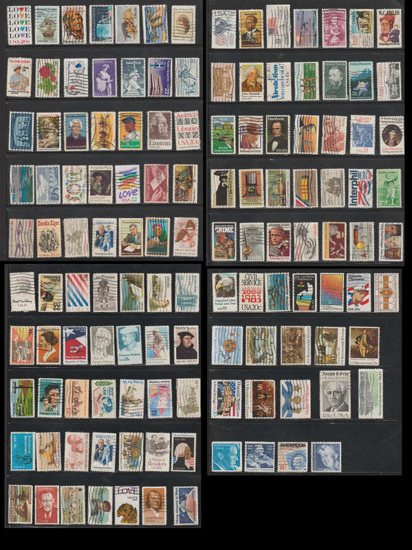 USA Great Lot of 125 Stamps No Doubbles (Nice Lot)