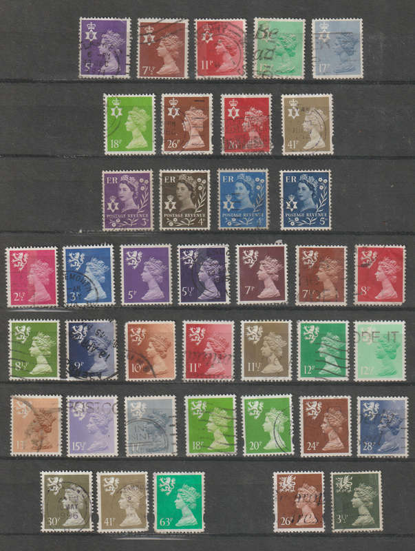 Great Britain Regionals Ireland, Wales and Scotland (Fine Used)
