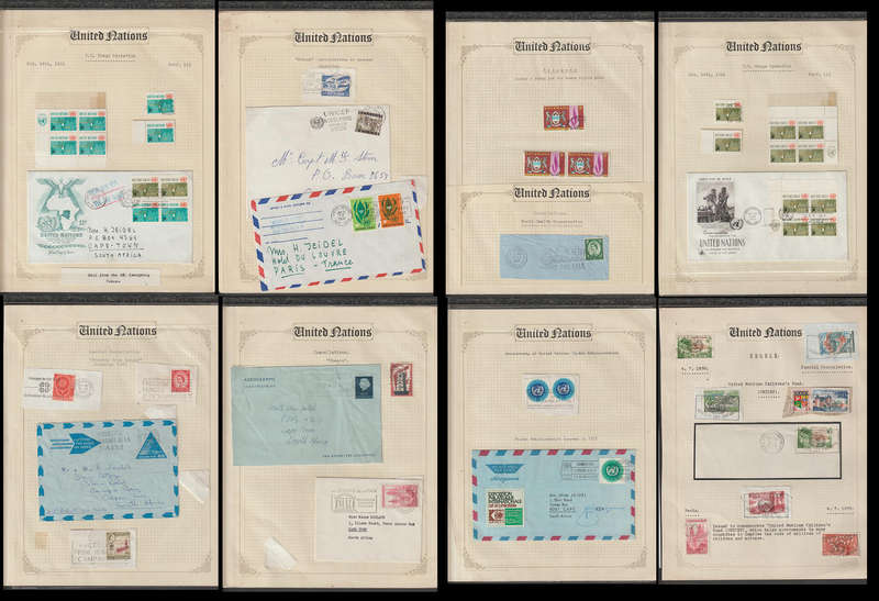 United Nations Selection of FDC`s ,Blocks and More