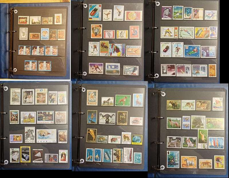 Second Hand File Mix World Stamps (Great Stamps)