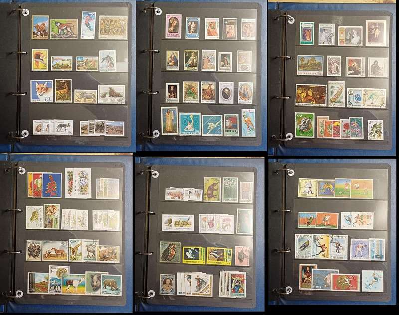 Second Hand File Mix World Stamps (Great Stamps)